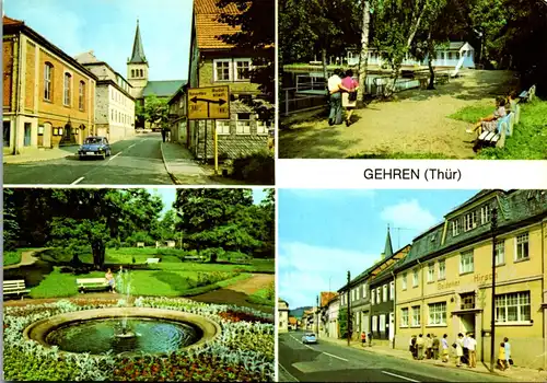 43983 - Deutschland - Gehren , Dimitroffstraße , Badeteich , Untere Marktstraße - nicht gelaufen