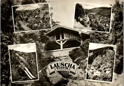 43988 - Deutschland - Lauscha , Oberlandstraße , Drei Schanzen Anlage , Lauschenstein - gelaufen 1965