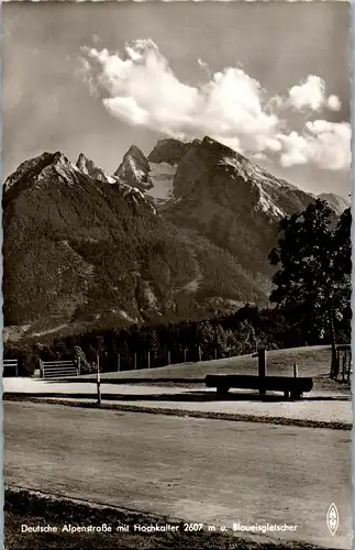 44000 - Deutschland - Berchtesgaden , Deutsche Alpenstraße mit Hochkalter , Blaueisgletscher - nicht gelaufen