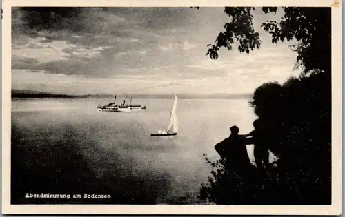 44004 - Deutschland - Bodensee , Abendstimmung am See - nicht gelaufen