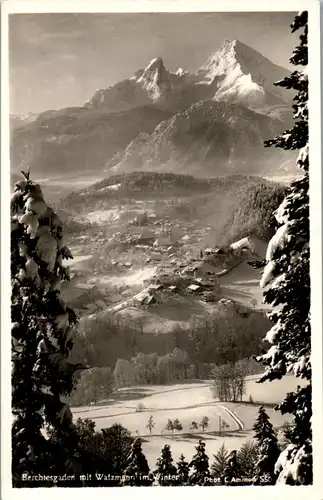 44017 - Deutschland - Berchtesgaden , Watzmann im Winter - nicht gelaufen