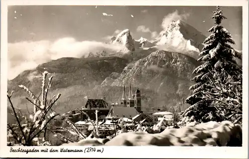 44019 - Deutschland - Berchtesgaden , Watzmann im Winter - nicht gelaufen
