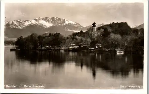 44031 - Deutschland - Bernried , mit Benediktenwand , Starnbergersee , Starnberger See - nicht gelaufen
