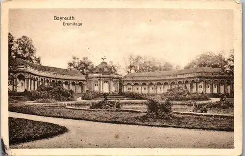 44038 - Deutschland - Bayreuth , Eremitage , Feldpost - gelaufen 1918