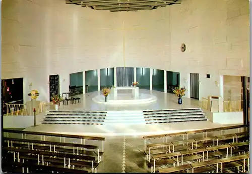 44057 - Deutschland - Berlin , Tempelhof , Franziskanerkirche St. Joh. Capistran , Innenansicht - nicht gelaufen