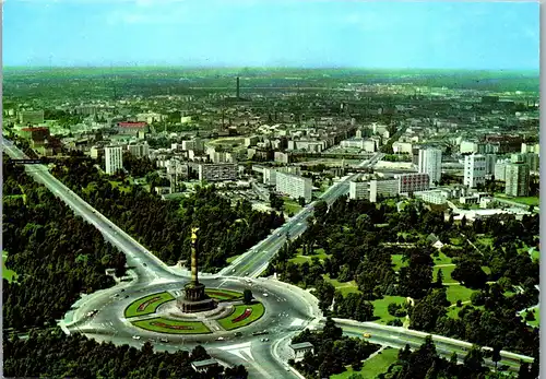 44058 - Deutschland - Berlin , Tiergarten , Siegessäule und Hansaviertel - nicht gelaufen