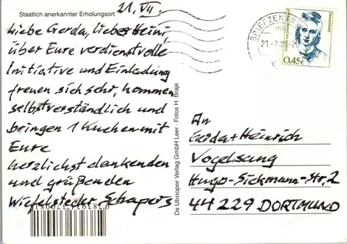 44063 - Deutschland - Wiefelstede , Küsterei , St. Joh. Kirche , Mehrbildkarte - gelaufen