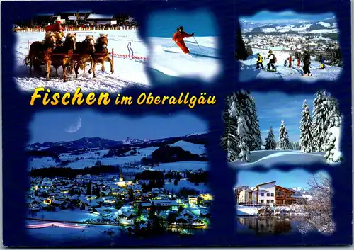 44068 - Deutschland - Fischen , Entschenkopf , Nebelhorn , Rubihorn , Mehrbildkarte - gelaufen 2004