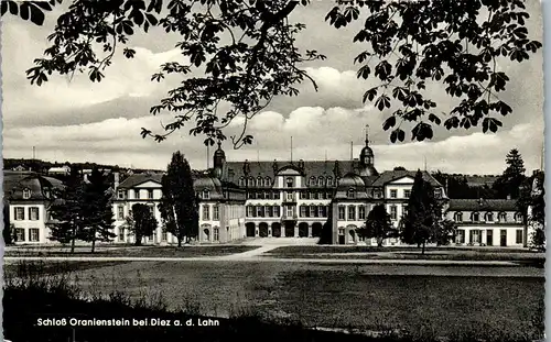 44083 - Deutschland - Diez a. d. Lahn , Schloß Oranienstein - gelaufen 1958