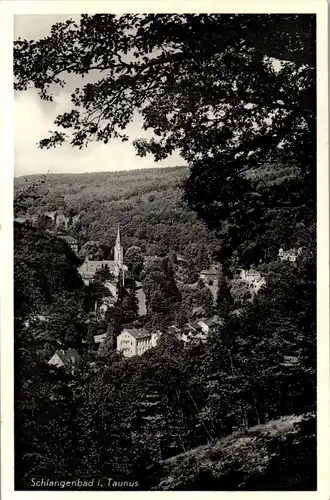 44096 - Deutschland - Schlangenbad , Taunus , Panorama - gelaufen 1950