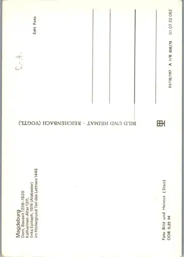 44110 - Deutschland - Magdeburg , Dom , Innenansicht - nicht gelaufen