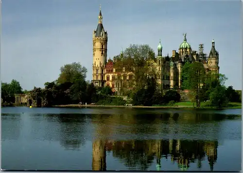 44115 - Deutschland - Schwerin , Staatliches Museum Schwerin , Schloßansicht - nicht gelaufen