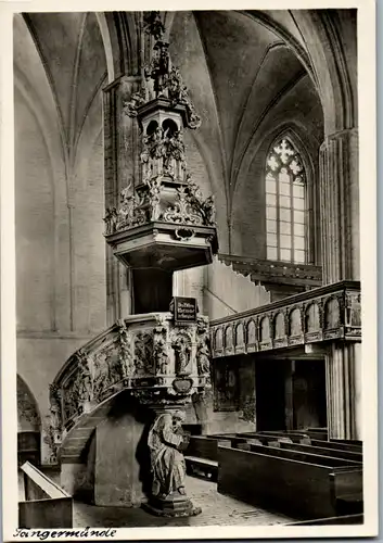 44123 - Deutschland - Tangermünde , Stephanskirche , Kanzel - nicht gelaufen