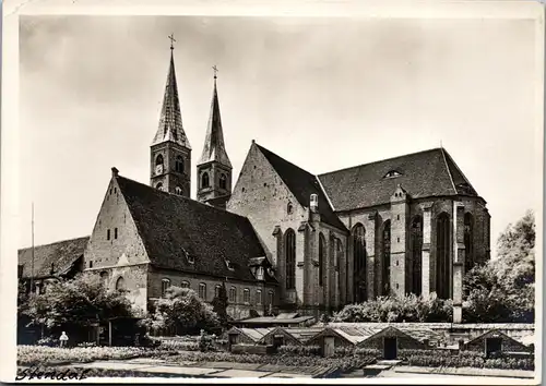 44124 - Deutschland - Stendal , Dom , Chor , Querschiff und Stiftsgebäude - nicht gelaufen