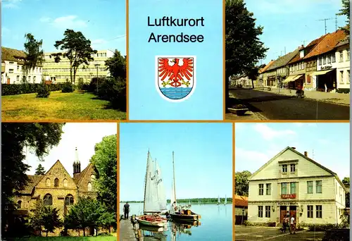 44128 - Deutschland - Arendsee , Kr. Osterburg , FDGB Erholungsheim Waldheim , Friedensstraße - nicht gelaufen