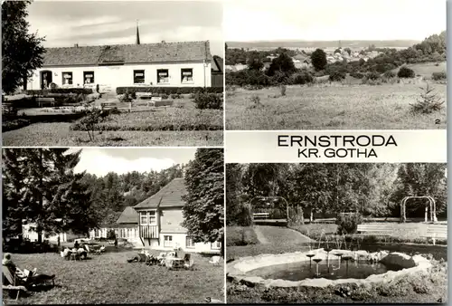 44130 - Deutschland - Ernstroda , Kr. Gotha , Konsum , FDGB Erholungsheim Otto Heller , Springbrunnen - gelaufen