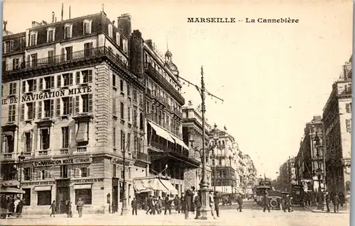 44172 - Frankreich - Marseille , La Canebiere - nicht gelaufen