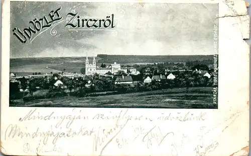 44174 - Ungarn - Zirczröl , Üdvözlet , beschädigt - gelaufen