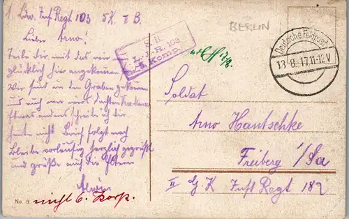 44184 - Deutschland - Berlin , Neue Wache , Feldpost - gelaufen 1915