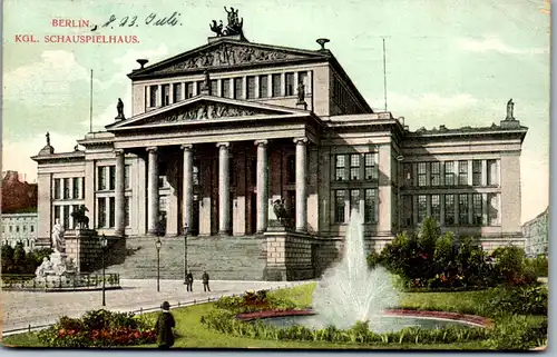 44196 - Deutschland - Berlin , Königliches Schauspielhaus - gelaufen 1909