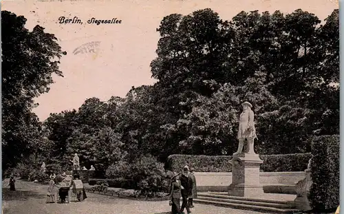44208 - Deutschland - Berlin , Siegesallee , Feldpost - gelaufen 1916