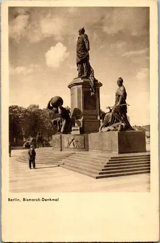 44209 - Deutschland - Berlin , Bismarck Denkmal - nicht gelaufen