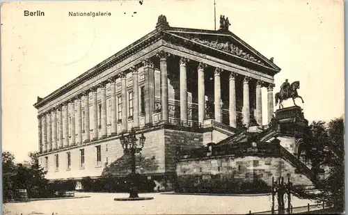 44210 - Deutschland - Berlin , Nationalgalerie , Feldpost - gelaufen 1916