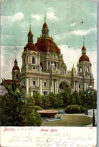 44216 - Deutschland - Berlin , Neuer Dom - gelaufen 1904