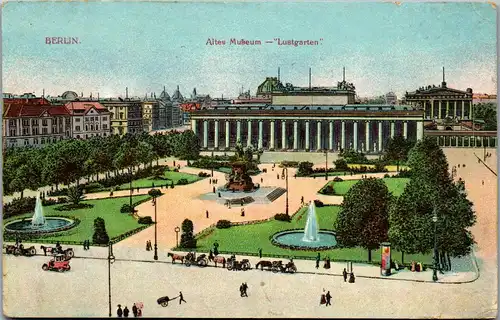 44219 - Deutschland - Berlin , Altes Museum Lustgarten , Feldpost - gelaufen 1916