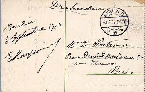 44229 - Deutschland - Berlin , Sieges Allee - gelaufen 1912