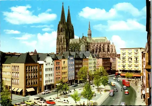 44245 - Deutschland - Köln , Alter Markt und Dom - nicht gelaufen