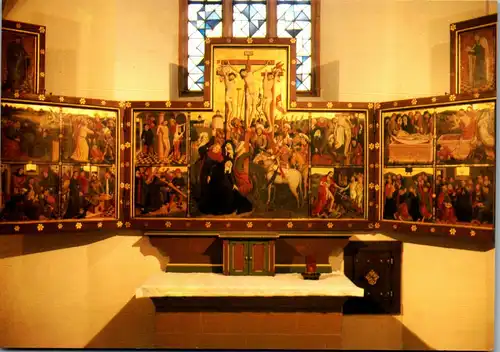 44281 - Kirchen - Frankfurt am Main , St. Bartholomäus Dom , Passionsaltar in der Wahlkapelle - nicht gelaufen