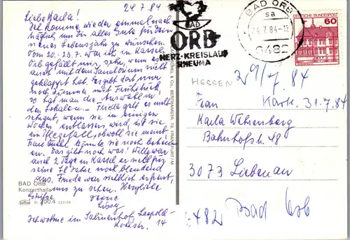 44298 - Deutschland - Bad Orb , Konzerthalle - gelaufen 1984