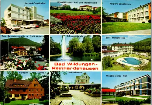 44305 - Deutschland - Bad Wildungen , Reinhardshausen , Kurhaus , Hartenstein , Ladenstrasse , Mehrbildkarte