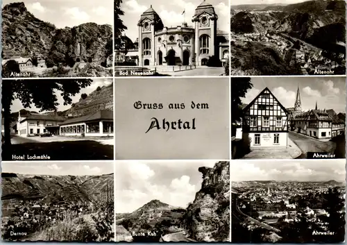 44319 - Deutschland - Ahrtal , Altenahr , Hotel Lochmühle , Dernau , Bunte Kuh , Mehrbildkarte - nicht gelaufen