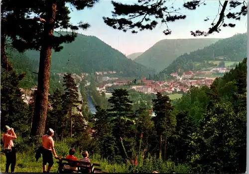 44330 - Deutschland - Bad Liebenzell , Panorama , Wanderer - gelaufen 1984