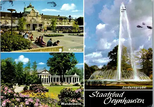 44362 - Deutschland - Oeynhausen , Staatsbad , Kurhaus , Wandelhalle , Jordansprudel - gelaufen 1985