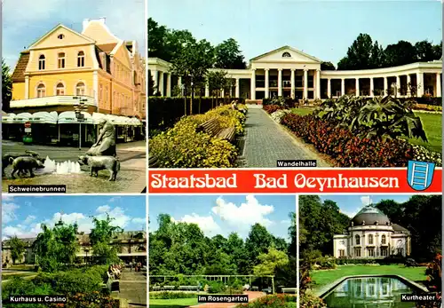 44368 - Deutschland - Bad Oeynhausen , Schweinebrunnen , Kurhaus u. Casino , Wandelhalle - gel. 1985