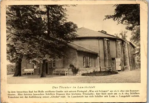44389 - Deutschland - Lauchstädt , Das Theater - nicht gelaufen
