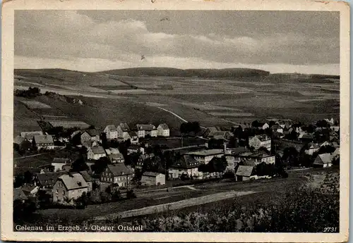 44390 - Deutschland - Gelenau , Oberer Teil , Panorama - gelaufen 1953
