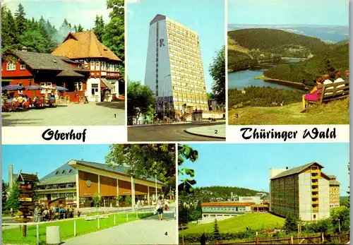 44396 - Deutschland - Oberhof , Thüringer Wald , Kr. Suhl , FDGB Erholungsheim - gelaufen