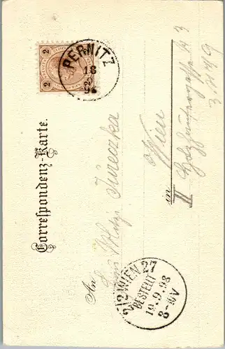 44413 - Niederösterreich - Pernitz , Gruss aus - gelaufen 1898