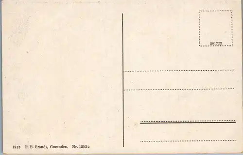 44418 - Salzburg - Schafbergalpe , Gasthof u. Station , Eisenbahn , Bahn , Dachstein - nicht gelaufen 1913