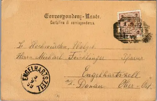 44420 - Italien - Görz , Gorizia , Piazza Grande - gelaufen 1899