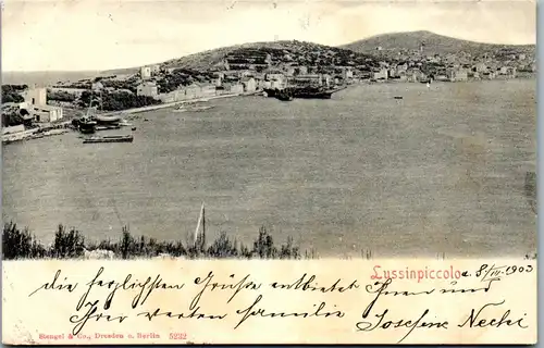 44436 - Kroatien - Lussinpiccolo , Panorama - gelaufen 1903