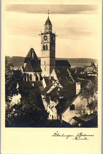 44457 - Deutschland - Überlingen , Bodensee , Münster - gelaufen 1935