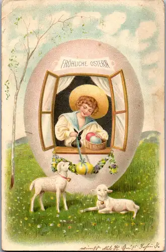 44474 - Ostern - Fröhliche Ostern ,  - gelaufen