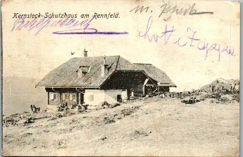 44484 - Steiermark - Bruck an der Mur , Ottokar Kernstock Schutzhaus am Rennfeld - gelaufen
