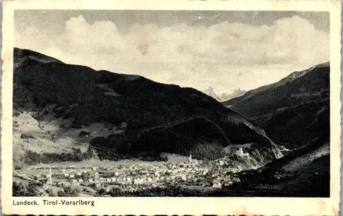 44485 - Tirol - Landeck , Panorama , Feldpost - gelaufen 1942