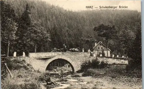 44498 - Deutschland - Harz , Schulenberger Brücke - nicht gelaufen